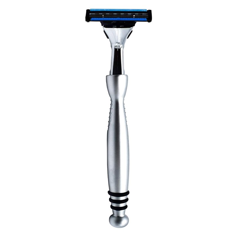 Taconic Shave, Gillette Sensor & Sensor Excel Compatible Heavyweight Triple Blade Pivot Head Razor, Includes 1 Preloaded Blade - Delivers a Smooth, Close & Comfortable Shave
