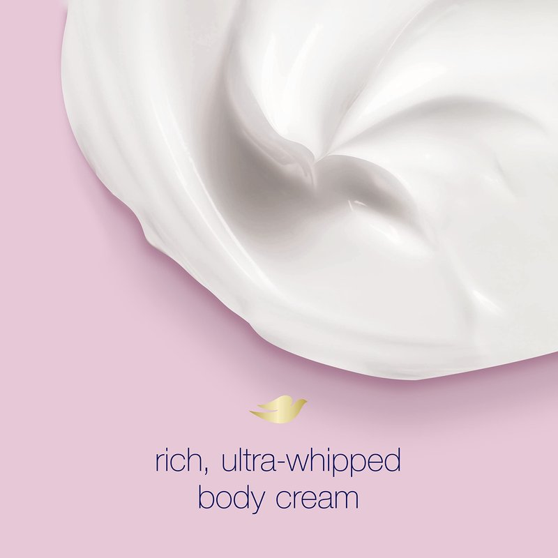 Dove Whipped Body Cream Dry Skin Moisturizer Pomegranate and Shea Butter Nourishes Skin Deeply 10 oz 3 Count