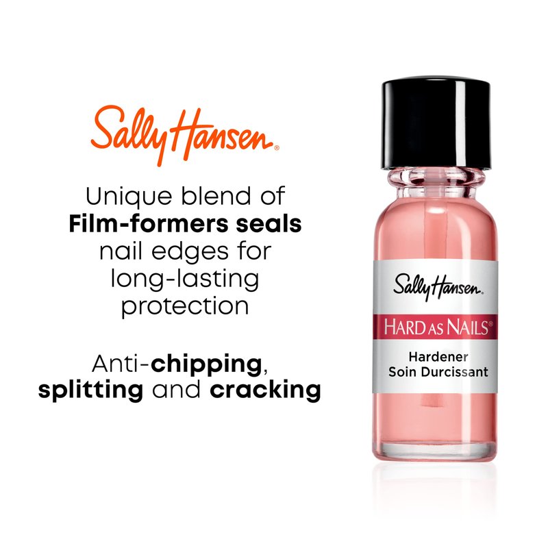 Sally Hansen Hard As Nails®, Natural Tint, Nail Strengthener, Nail Protectant