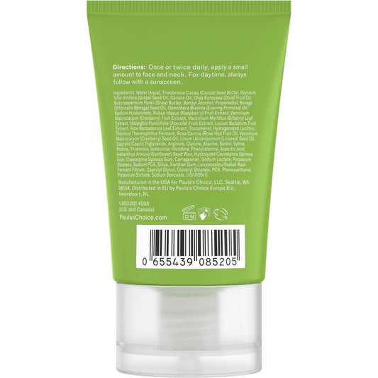 Paula's Choice EARTH SOURCED Antioxidant Enriched Natural Moisturizer with Shea Butter & Vitamin E, 98% Natural & Fragrance Free, 2 Ounce