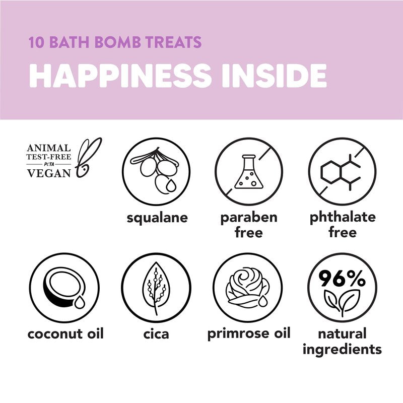 Onyx Professional Hydrating Bath Bomb Gift Set, 2 Pack - Includes 20 Bath Bombs and 2 Loofahs, Nourishes for Smooth Skin, Made with Shea Butter