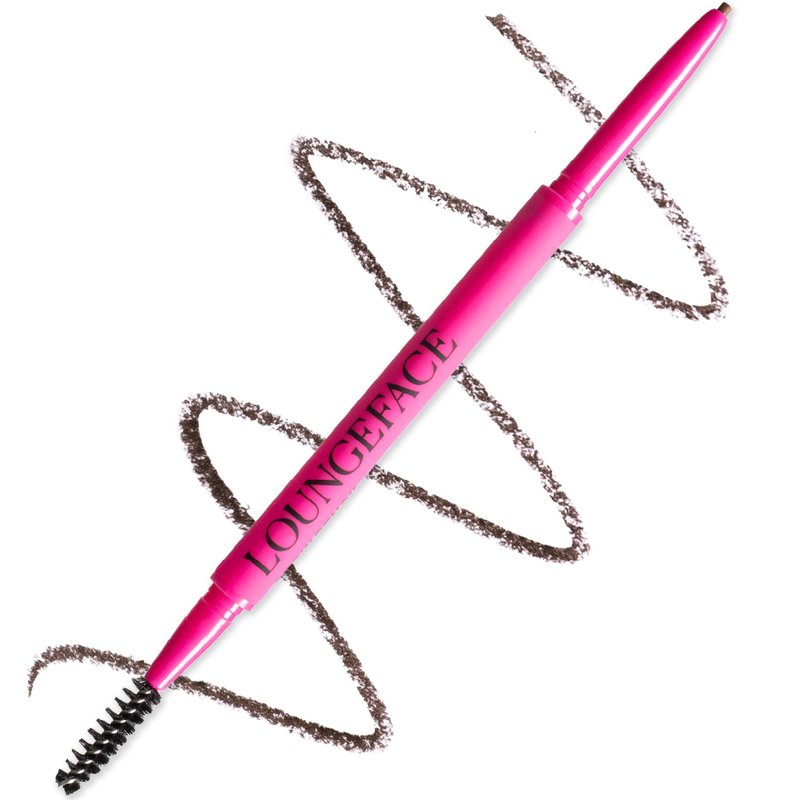 Loungeface Brow Pencil - Fine Tip, Smooth & Creamy, Long Wearing, Water Resistant - Buildable Looks From Natural to Bold Eyebrows - Vegan & Cruelty Free Women's Beauty, Eyebrow Filler Makeup (Taupe)
