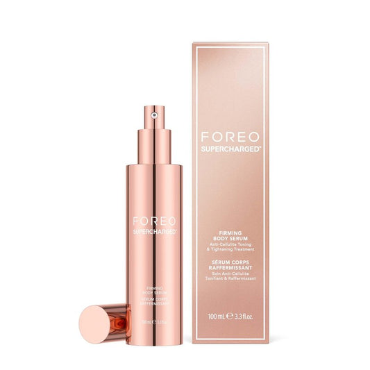 FOREO SUPERCHARGED Firming Body Serum, 3.4 fl oz - Conductive & Toning - Anti Cellulite - Antioxidant Skin Care - Anti Aging Hyaluron Serum - Body Lotion For All Skin Types