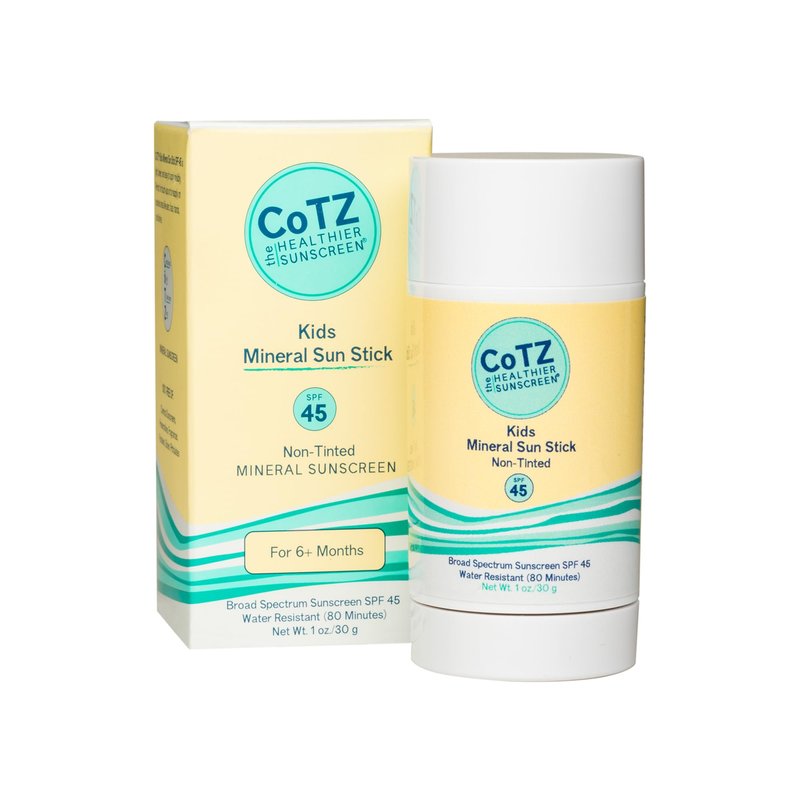 CoTZ Kids Mineral Sunscreen Stick | SPF 45 | Gentle | Mess Free