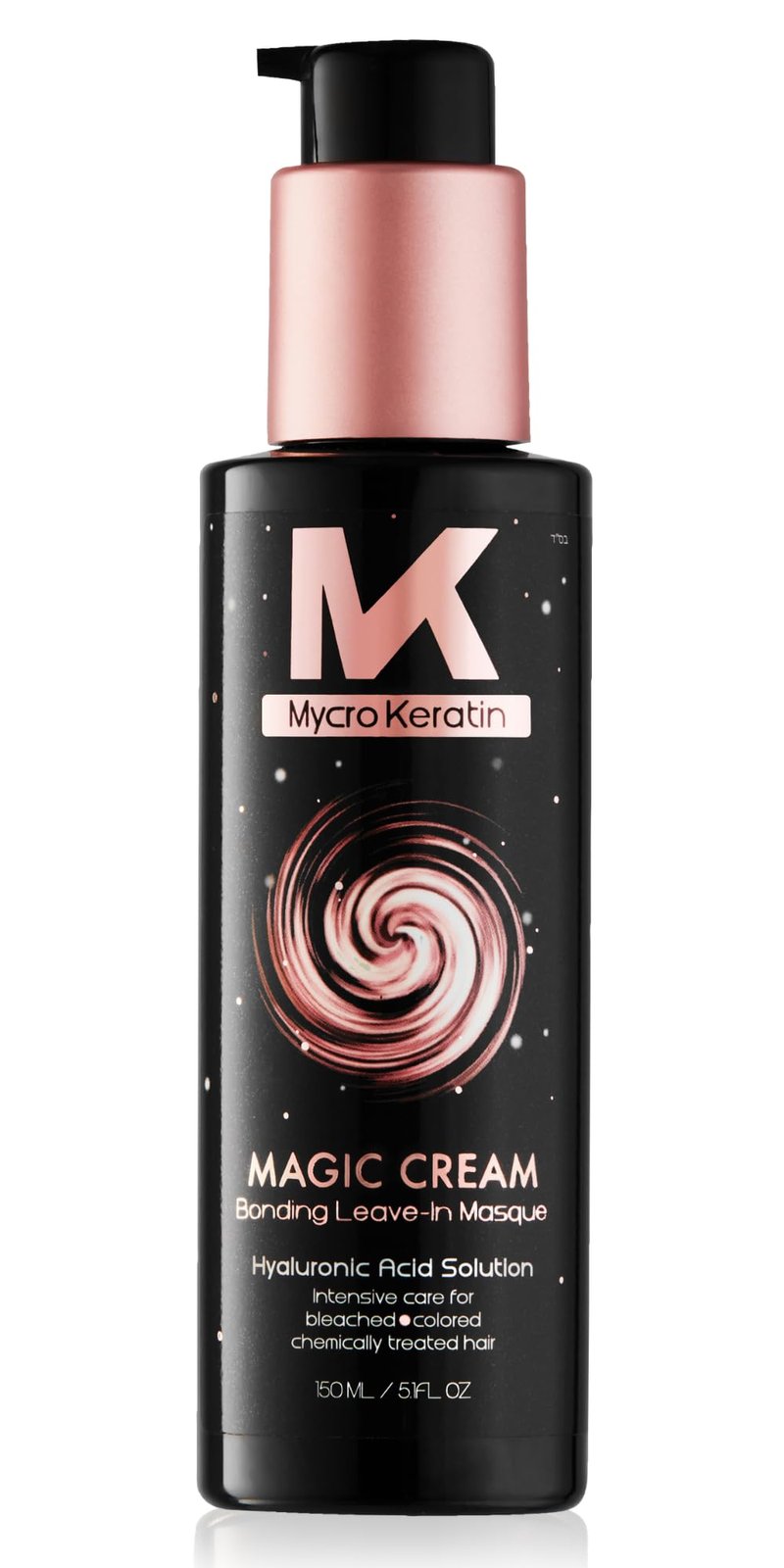 Mycro Keratin Magic Cream Bond Repair Masque 5 Fl Oz – Intense 3-Minute Leave-In Treatment for Bleached, Colored & Damaged Hair – Hyaluronic Acid & Protein-Peptide