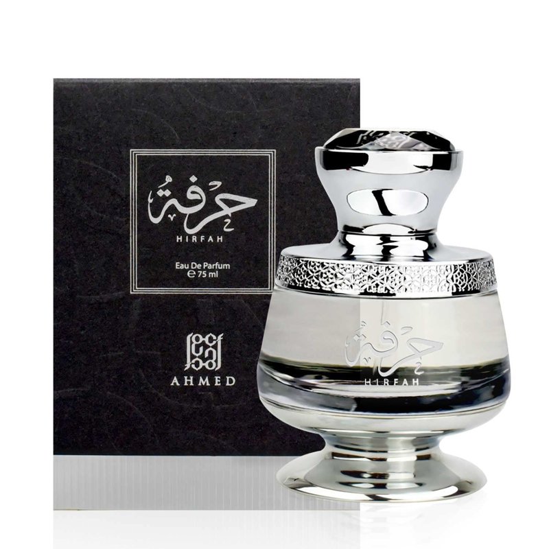 AHMED HIRFAH EDP 75mL Oriental Unisex Perfume with Incense, Aromatic Herbal, Tinctures and Balms. Features Amber, Musk, Sandalwood, Oud and Patchouli Accord