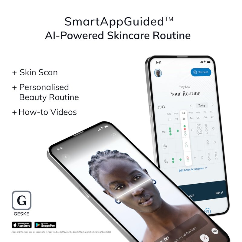 GESKE SmartAppGuided™ Cool & Warm Face & Body Massager | 7 in 1 | Multifunctional Massager | Face & Body | Battery-free Cooling & Warming | Firms, Relaxes & De-Puffs Skin | Globular Design