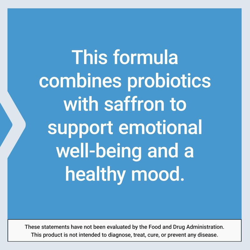 Life Extension FLORASSIST® Probiotic Mood Improve, probiotic and Saffron Blend enhances Mood and Mental Outlook, Non-GMO, Gluten-Free, 1 Daily, Vegetarian, 30 Capsules