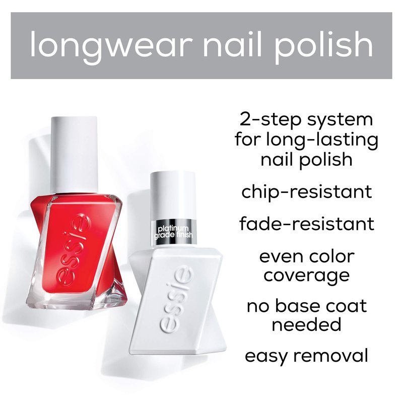 essie Gel Couture 2-Step Longwear Nail Polish, Model Citizen, Pink Nail Polish, 0.46 fl. oz.