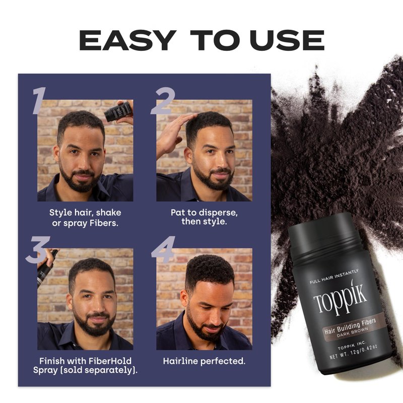 Toppik Hair Building Fibers, Light Blonde, 12g Fill In Fine or Thinning Hair, Instantly Thicker, Fuller Looking, 9 Shades for Men & Women, Keratin Protein Formula
