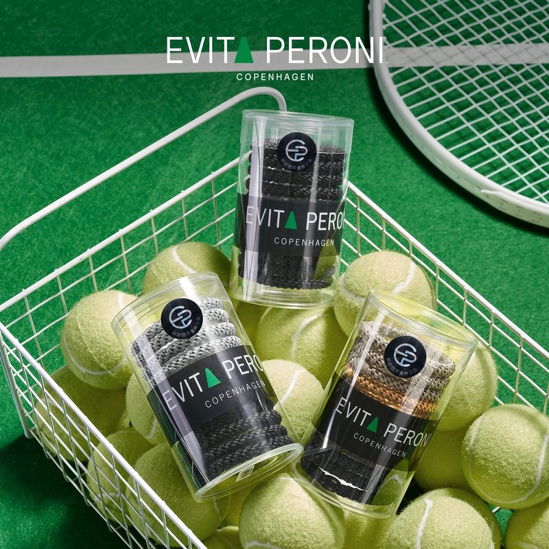 EVITA PERONI Hair Ties 12 Pcs Set, High Elastic Ponytail Holders, Hair Ties No Damage for Thick Curly Hair Women Men, Mothers Day Gifts (Black)