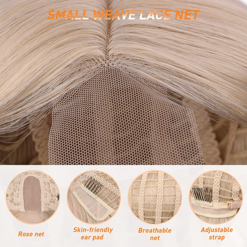 FAVE 28 Inches Lace Front Wig Heat Resistant Synthetic Lace Front Wig Long Wavy Free Part Auburn Wig Glueless Lace Front Wigs for Women Lace Wig for Party Daily Use (Auburn)
