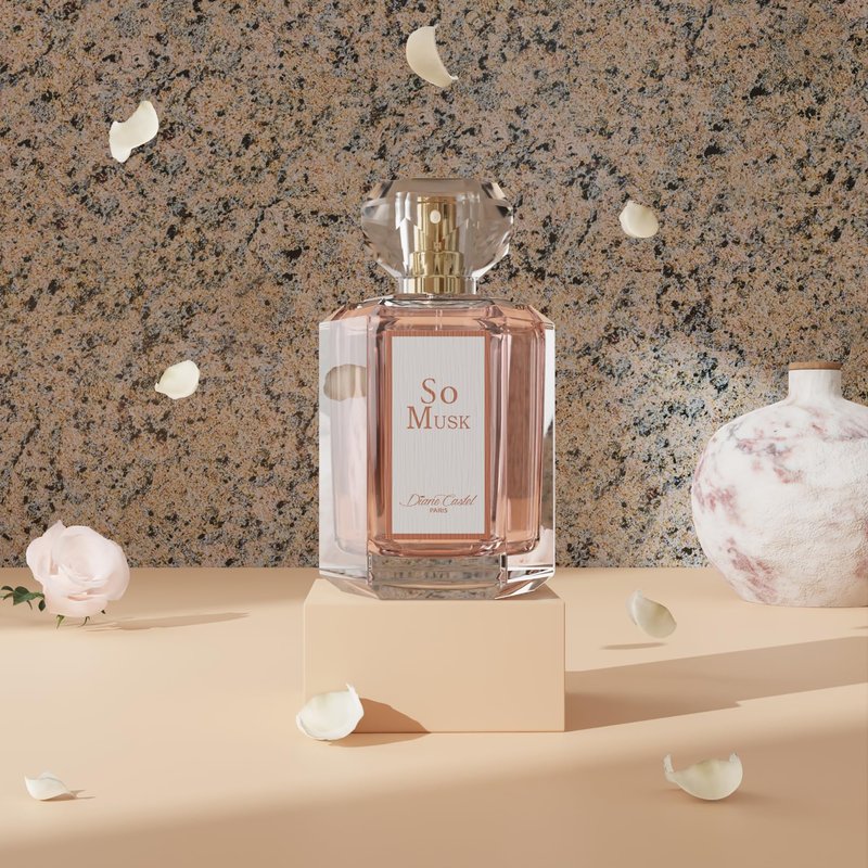 Diane Castel So Musk - Musky Floral Scent - Perfume for Women - Women Perfume with Notes of Orange Blossom, Osmanthus, Bergamot, and Musk - 3.3 oz